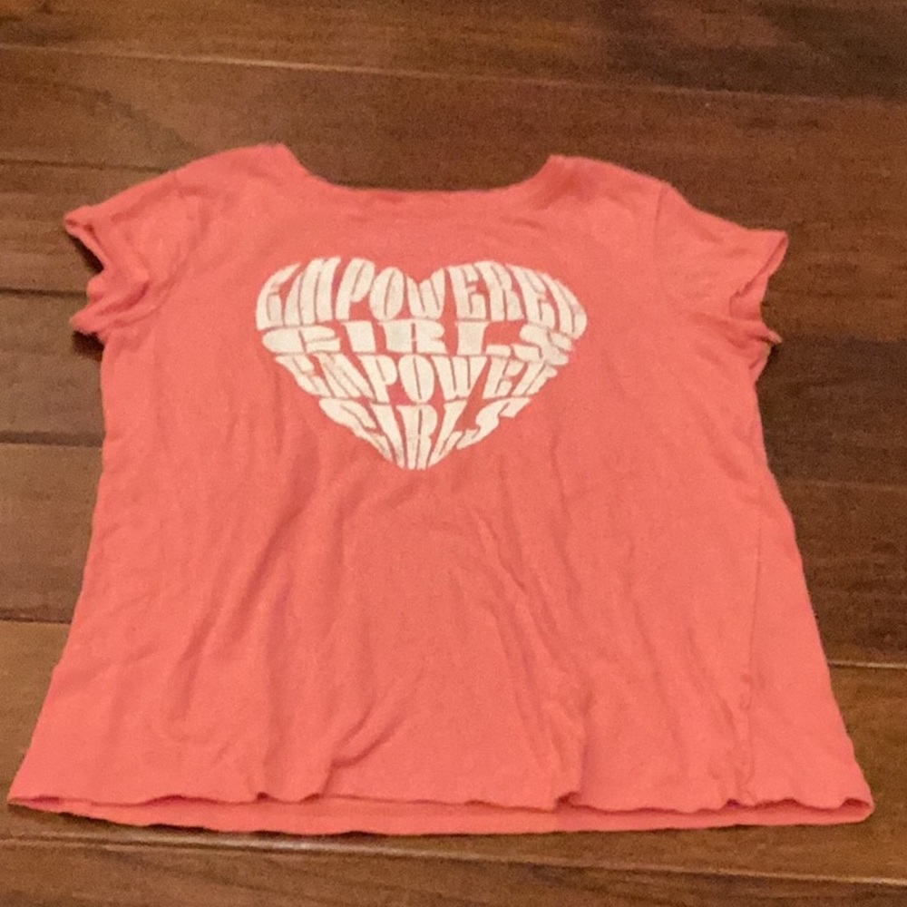 Girls Pink Graphic Tshirt